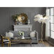 Anita 81.9 inch 3.00 watt White/Gold Floor Lamp Portable Light