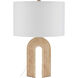 Hippodrome 21 inch 100 watt Natural Table Lamp Portable Light