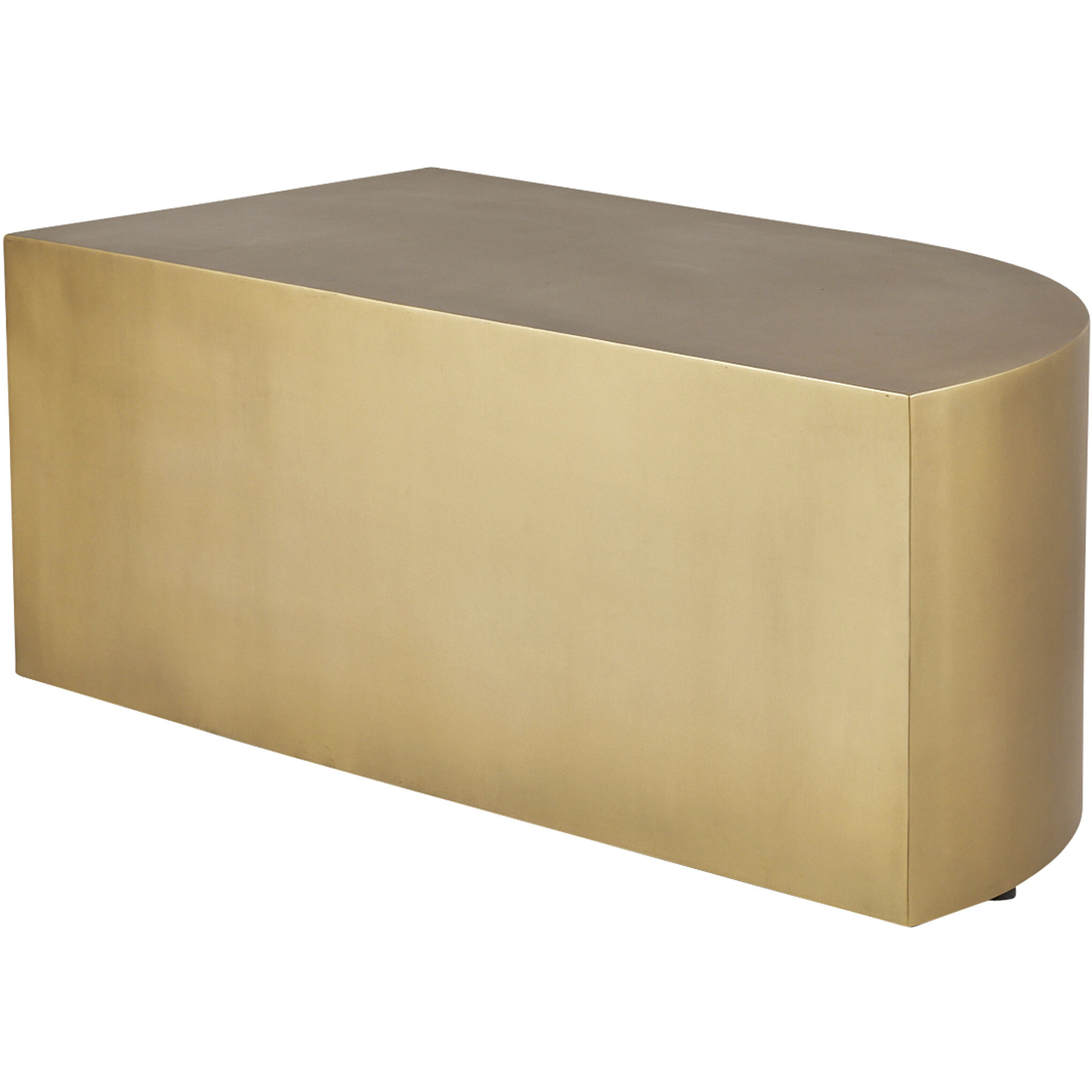 Cortez 44 X 22 inch Antique Brass Cocktail Table