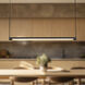 Laurence LED 42 inch Urban Bronze Linear Pendant Ceiling Light