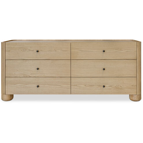 Gibson Natural Dresser, 6 Drawer