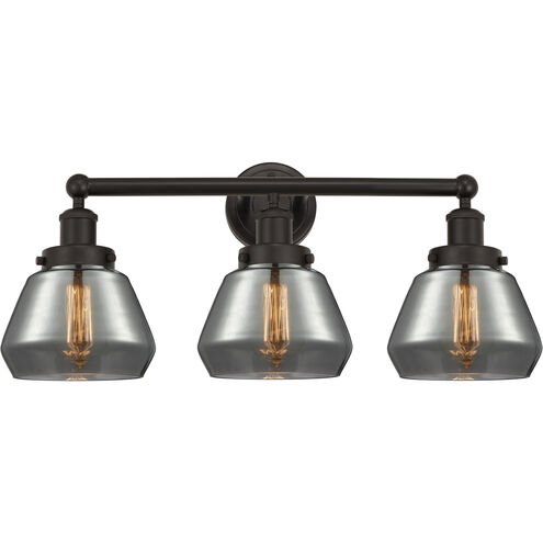 Fulton 3 Light 24.5 inch Oil Rubbed Bronze Bath Vanity Light Wall Light