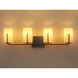Dart 4 Light 29.75 inch Satin Nickel Bath Vanity Wall Light