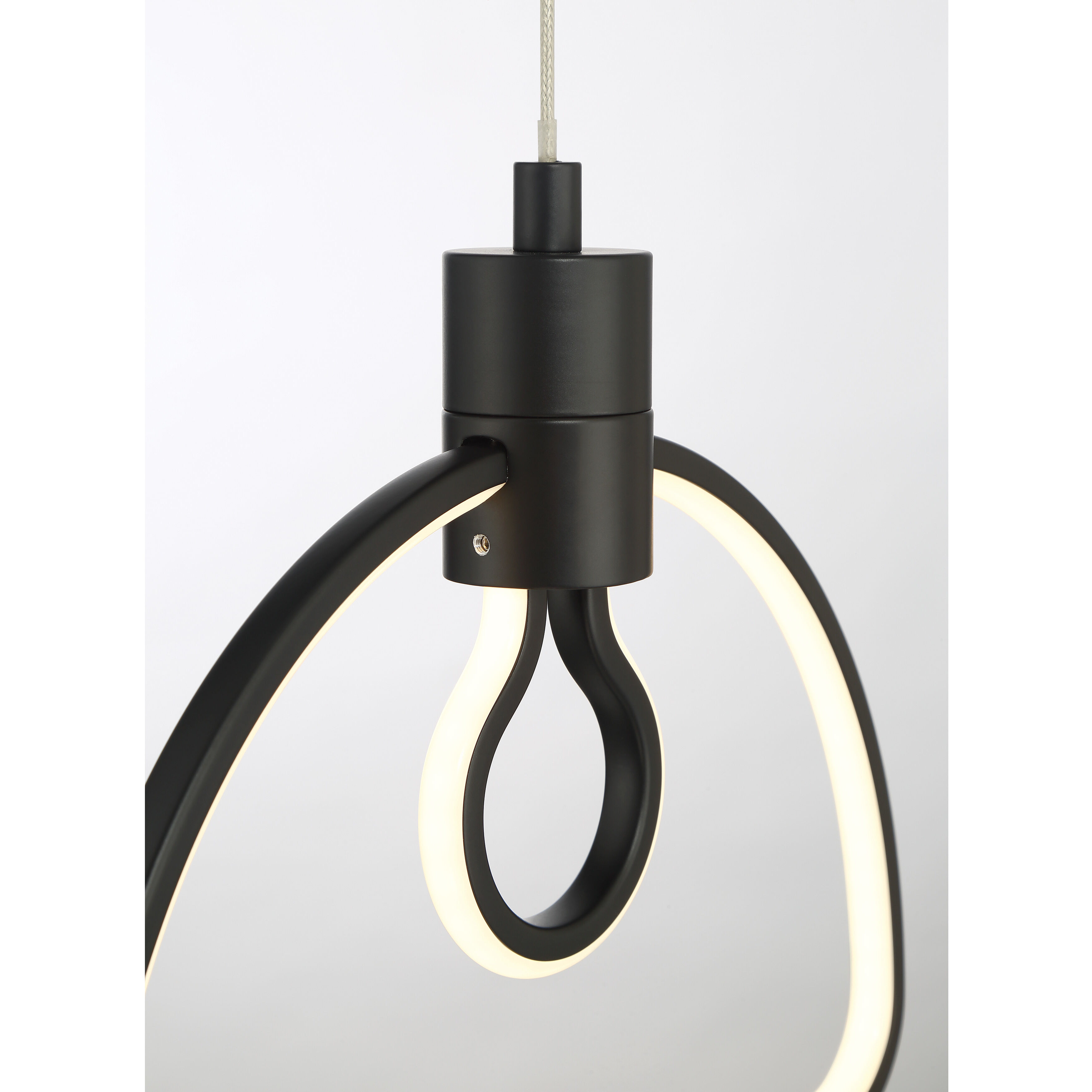 Edison's Outline LED 10.38 inch Coal Pendant Ceiling Light
