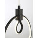 Edison's Outline LED 10.38 inch Coal Pendant Ceiling Light