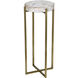 Soho 26.5 X 11 inch Antique Brass Side Table