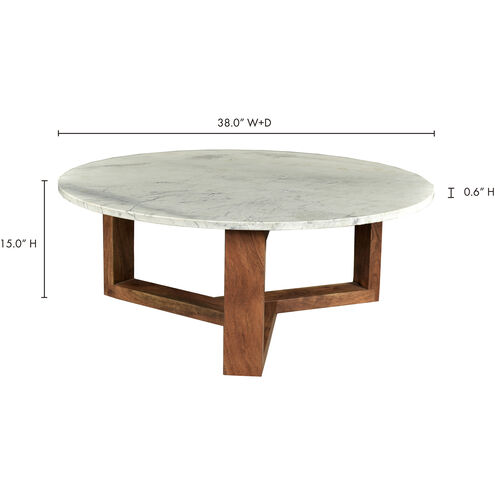 Jinxx 38 X 38 inch White Coffee Table