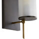 Stefan Sconce Wall Light in Bronze/Antique Brass, Essential Lighting