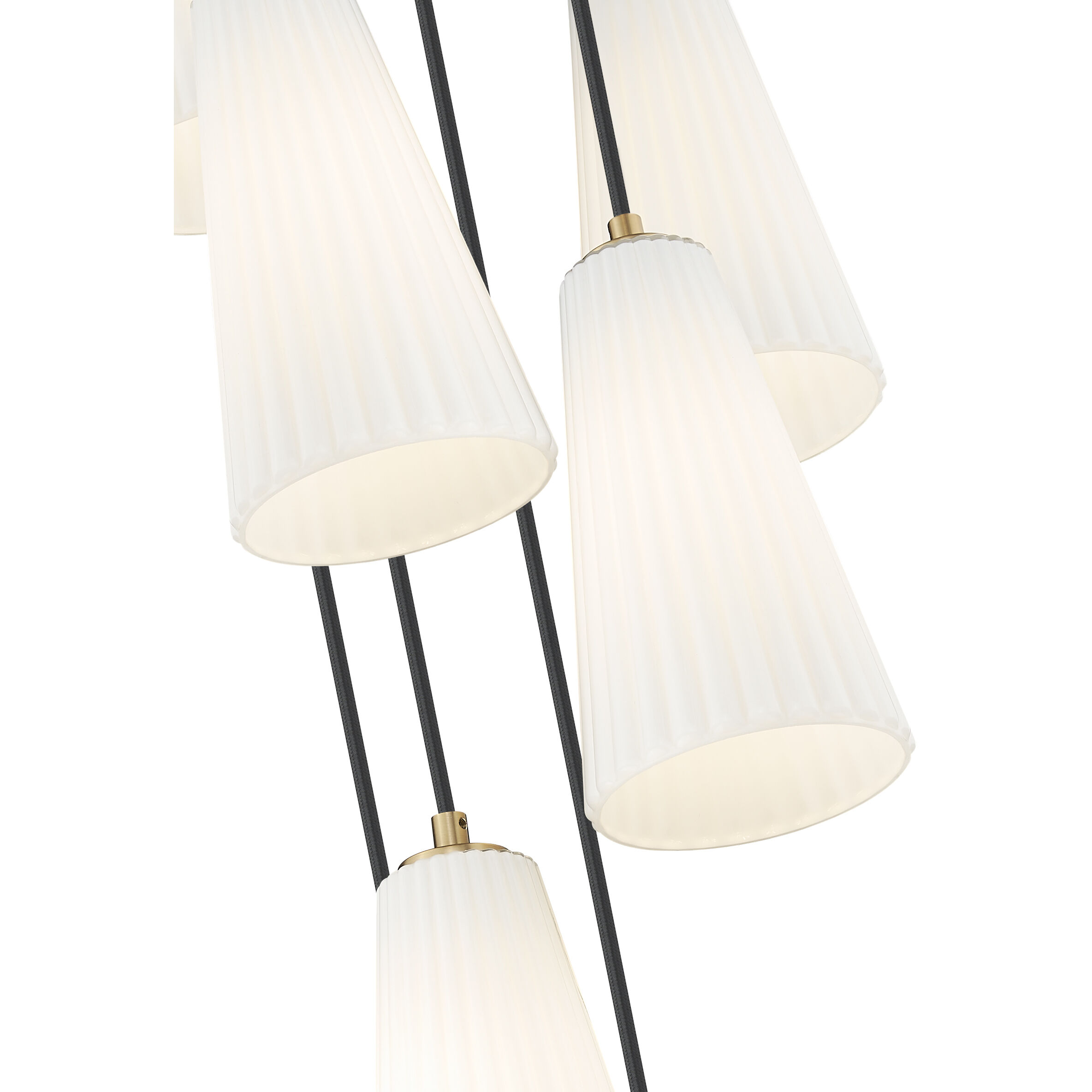 Farrell 7 Light 18 inch Modern Gold Chandelier Ceiling Light