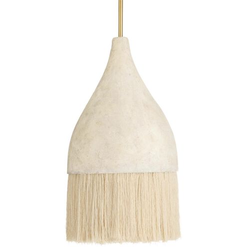 Marley 1 Light 14.5 inch Lime Wash and Bleached Natural Pendant Ceiling Light