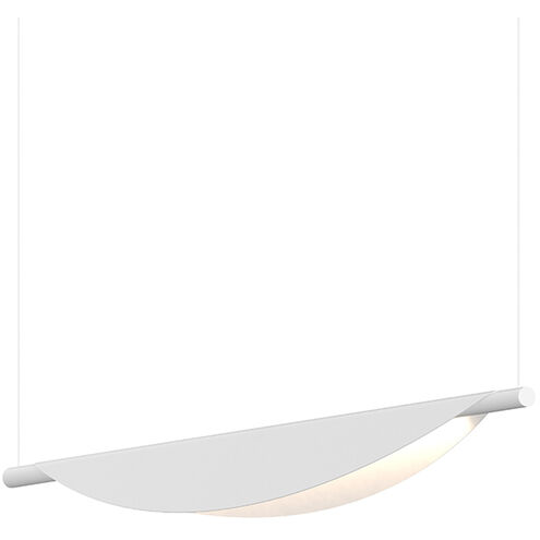 Tela LED 40 inch Satin White Pendant Ceiling Light