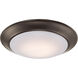 Vanowen LED 8 inch Rubbed Oil Bronze Flushmount Ceiling Light