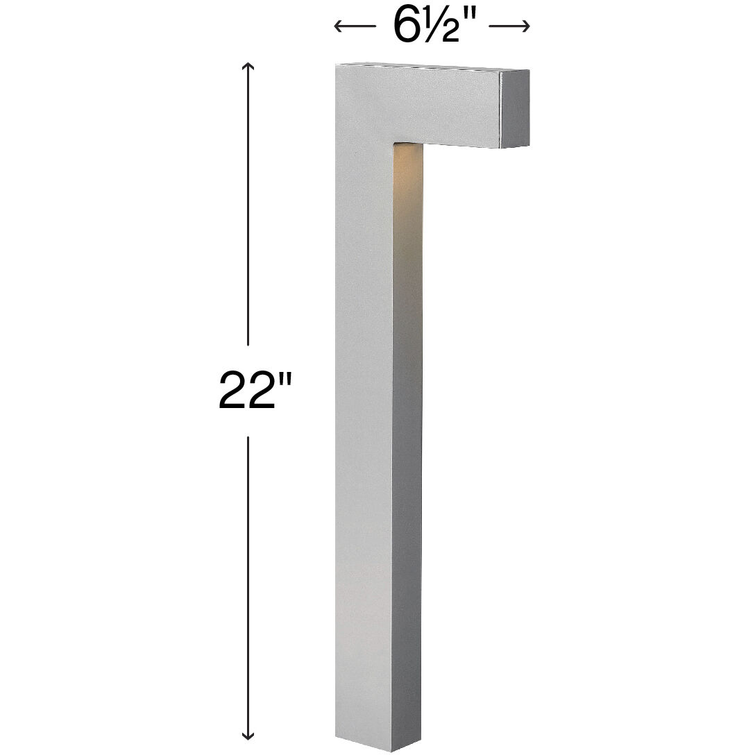 Hardy Island Atlantis 12v 1.50 watt Titanium Landscape Path Light