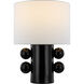 Kelly Wearstler Tiglia 20.5 inch 15.00 watt Black Table Lamp Portable Light