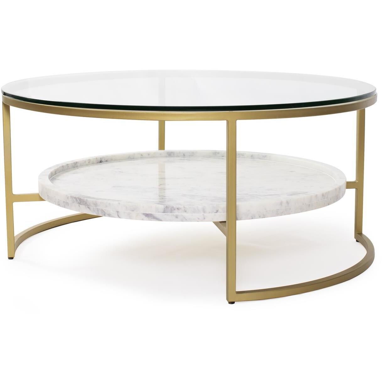 Niccolo 39.38 X 17.75 inch Gold Coffee Table