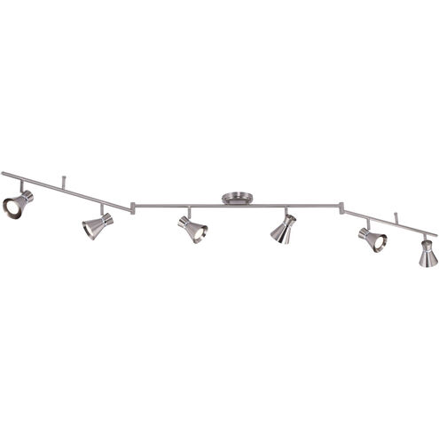 Alto 6 Light 120 Brushed Nickel and Chrome Directional Light Ceiling Light