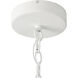 Prescott 15.63 inch Antique White Pendant Ceiling Light