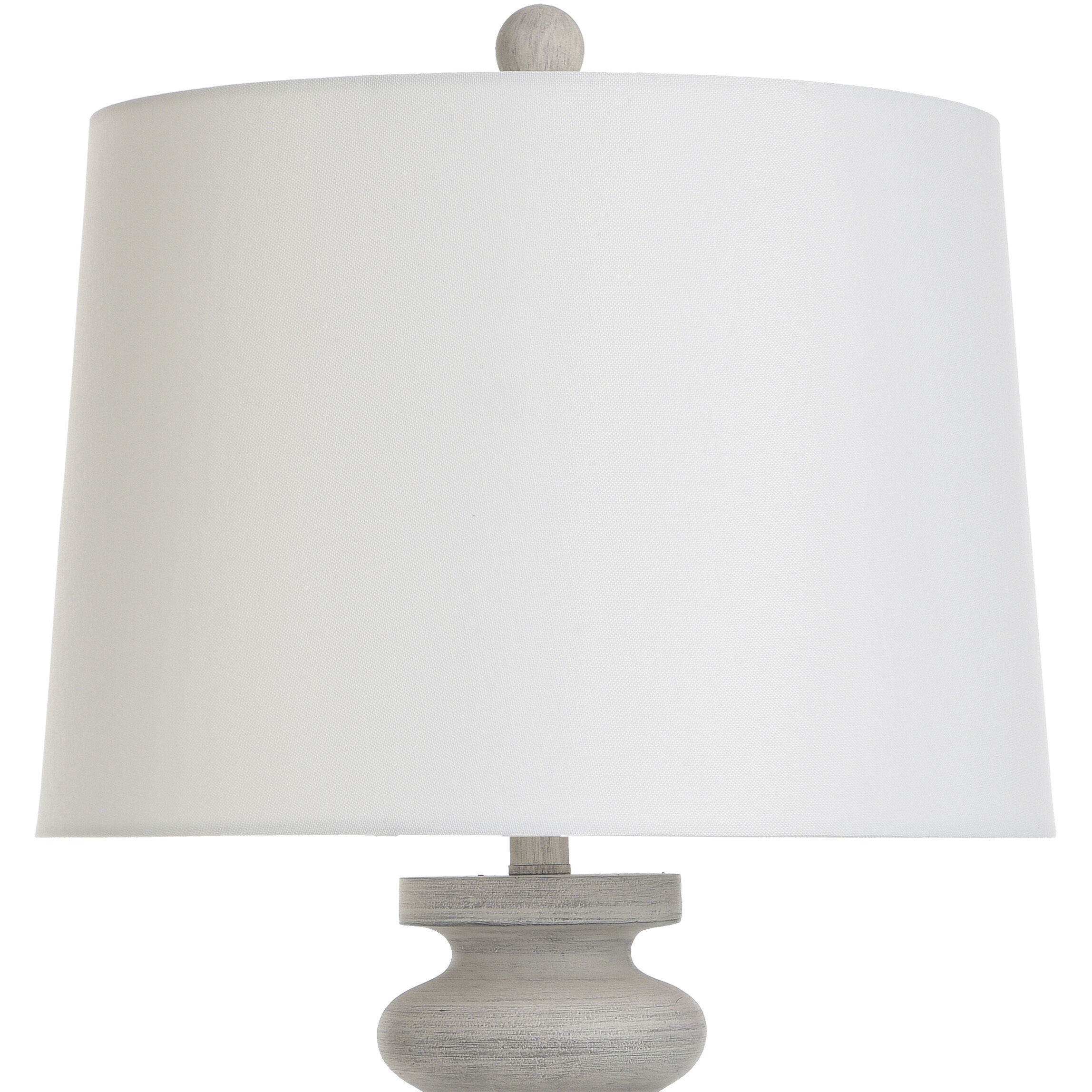 Isaac 32 inch 100.00 watt Greyson and Rubbed White Table Lamp Portable Light