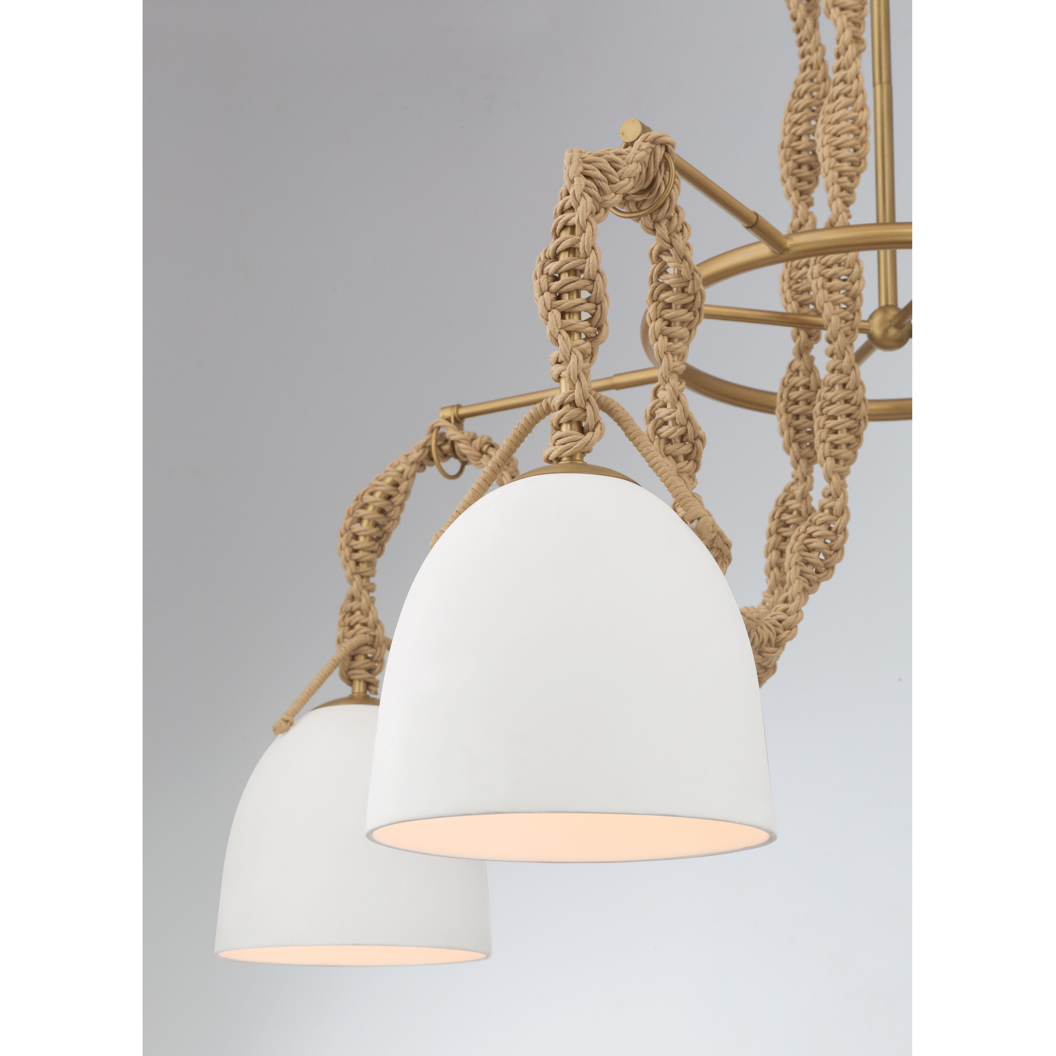 Cordon 4 Light 40 inch Legacy Brass Pendant Ceiling Light