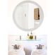 Virginia Glossy White Wall Mirror