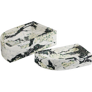 Fossey White/Black Tray