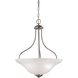Conway 3 Light 18 inch Brushed Nickel Pendant Ceiling Light