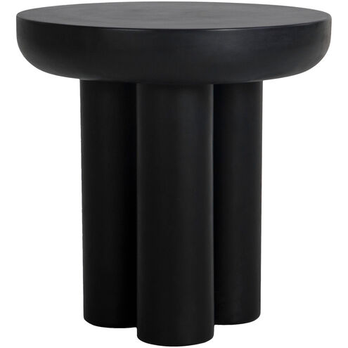 Rocca 19.75 X 19.75 inch Black End Table, Outdoor