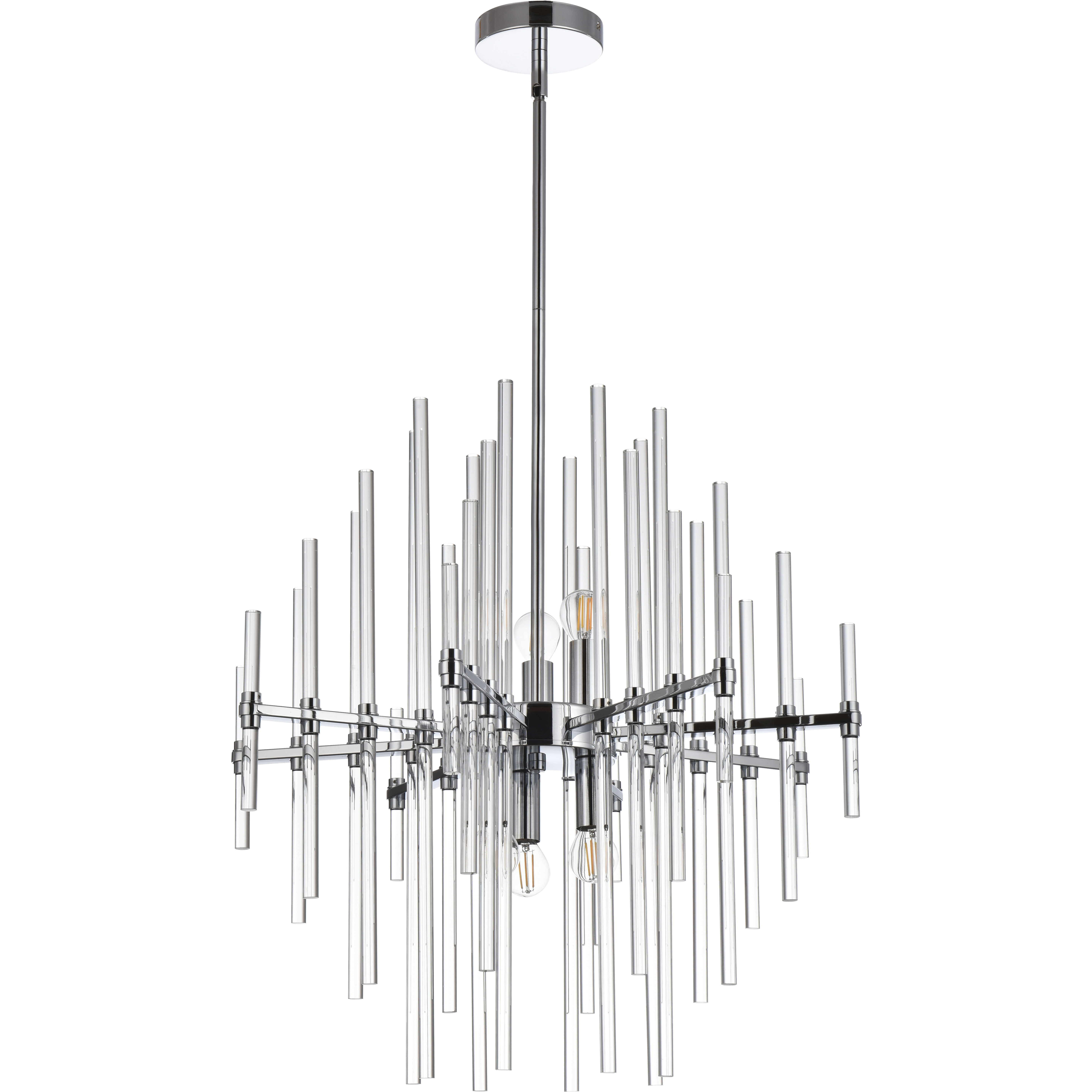 Sienna 6 Light 23 inch Chrome Pendant Ceiling Light