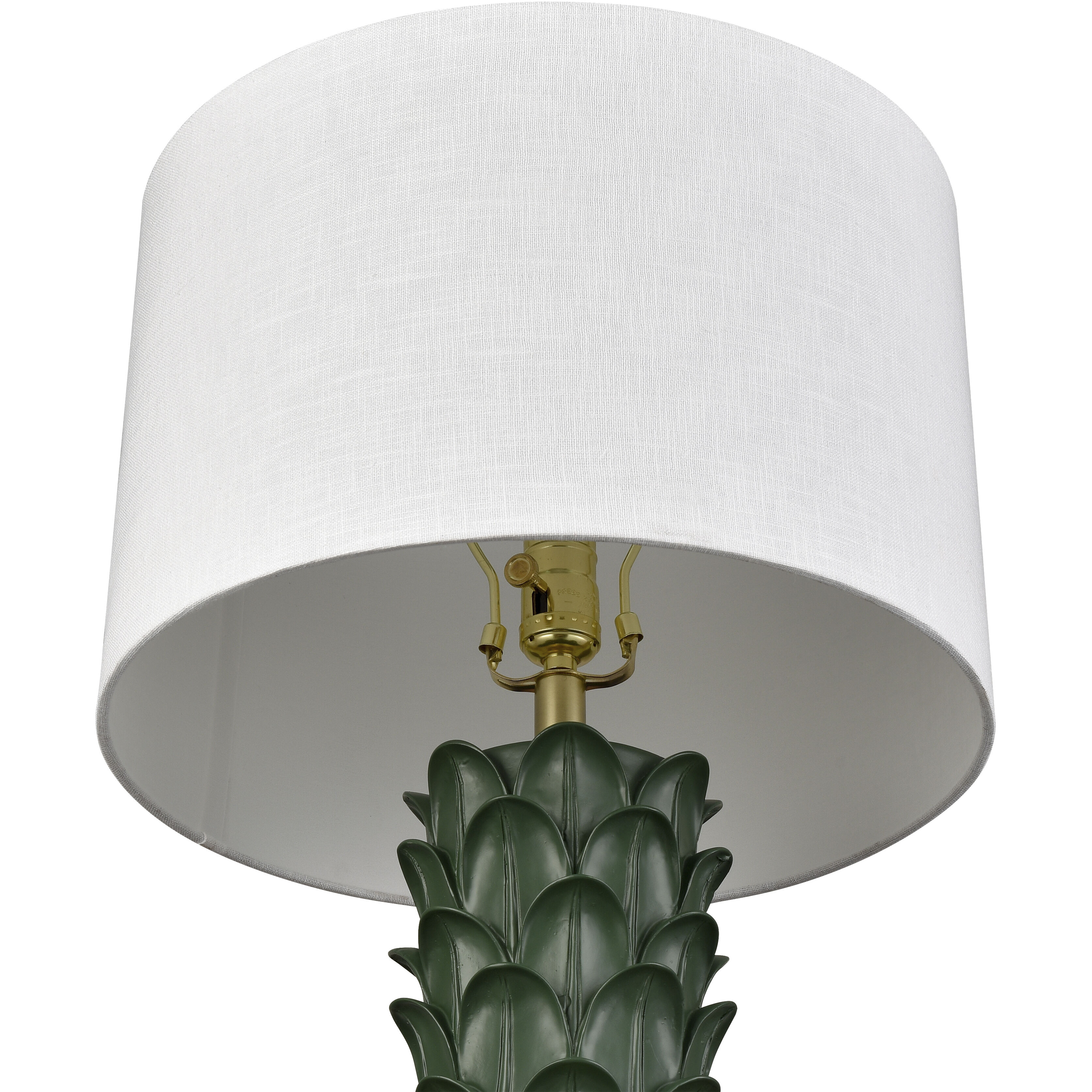 Beckwith 27 inch 150 watt Dark Green Table Lamp Portable Light