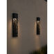 Inez 1 Light 24 inch Black Outdoor Wall Sconce