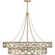 Cologne 12 Light 38 inch Opulent Gold Pendant Ceiling Light
