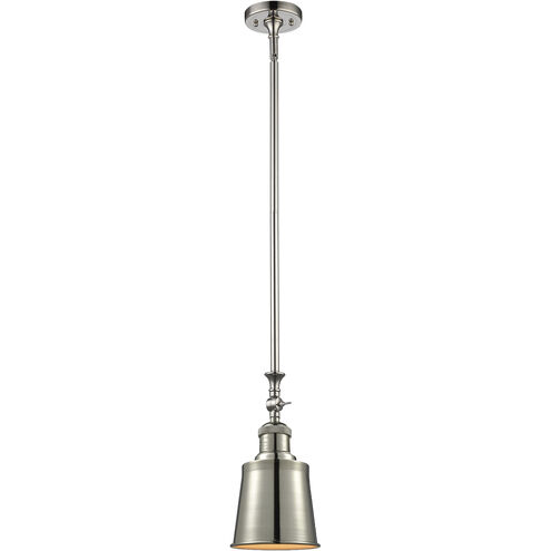 Franklin Restoration Addison LED 5 inch Polished Nickel Mini Pendant Ceiling Light, Franklin Restoration