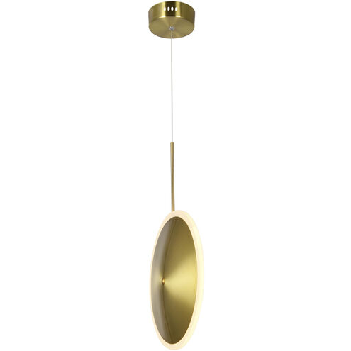 Ovni LED 2 inch Brass Down Mini Pendant Ceiling Light