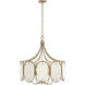 Panelist 5 Light 26 inch Brass Kisser Pendant Ceiling Light