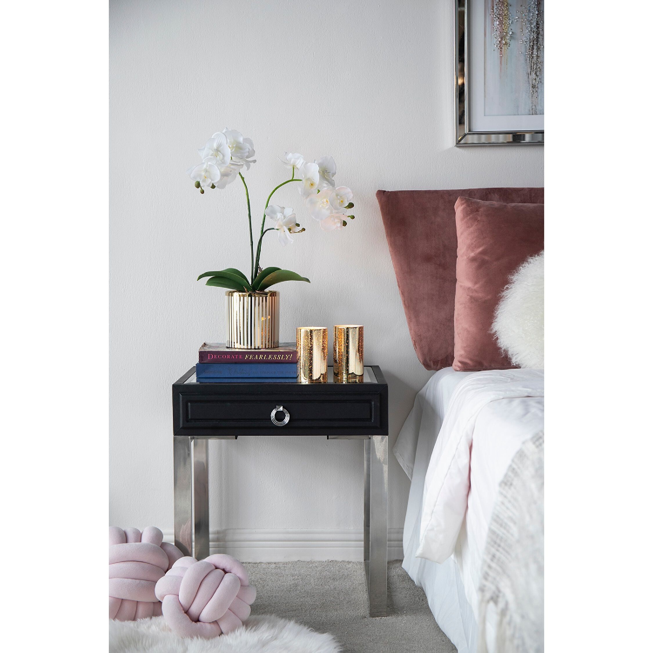 Speckled 5 X 3 inch LED Candle