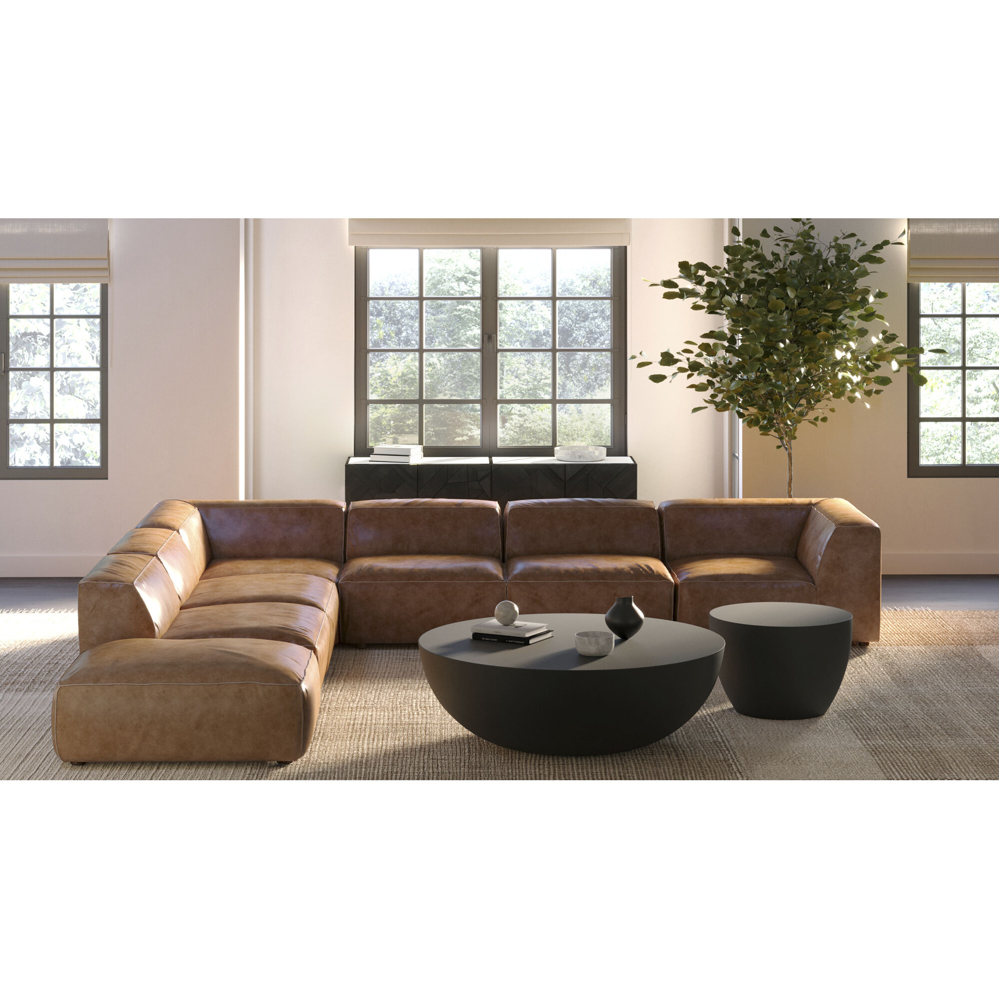 Luxe Brown Slipper Chair