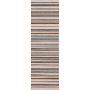 Calvin 36 X 24 inch Dark Brown, Ivory, Taupe, Charcoal Rug