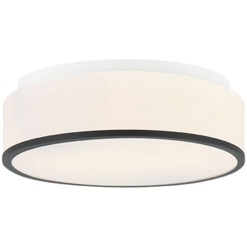 Echo LED 13 inch Matte Black Flush Mount Ceiling Light