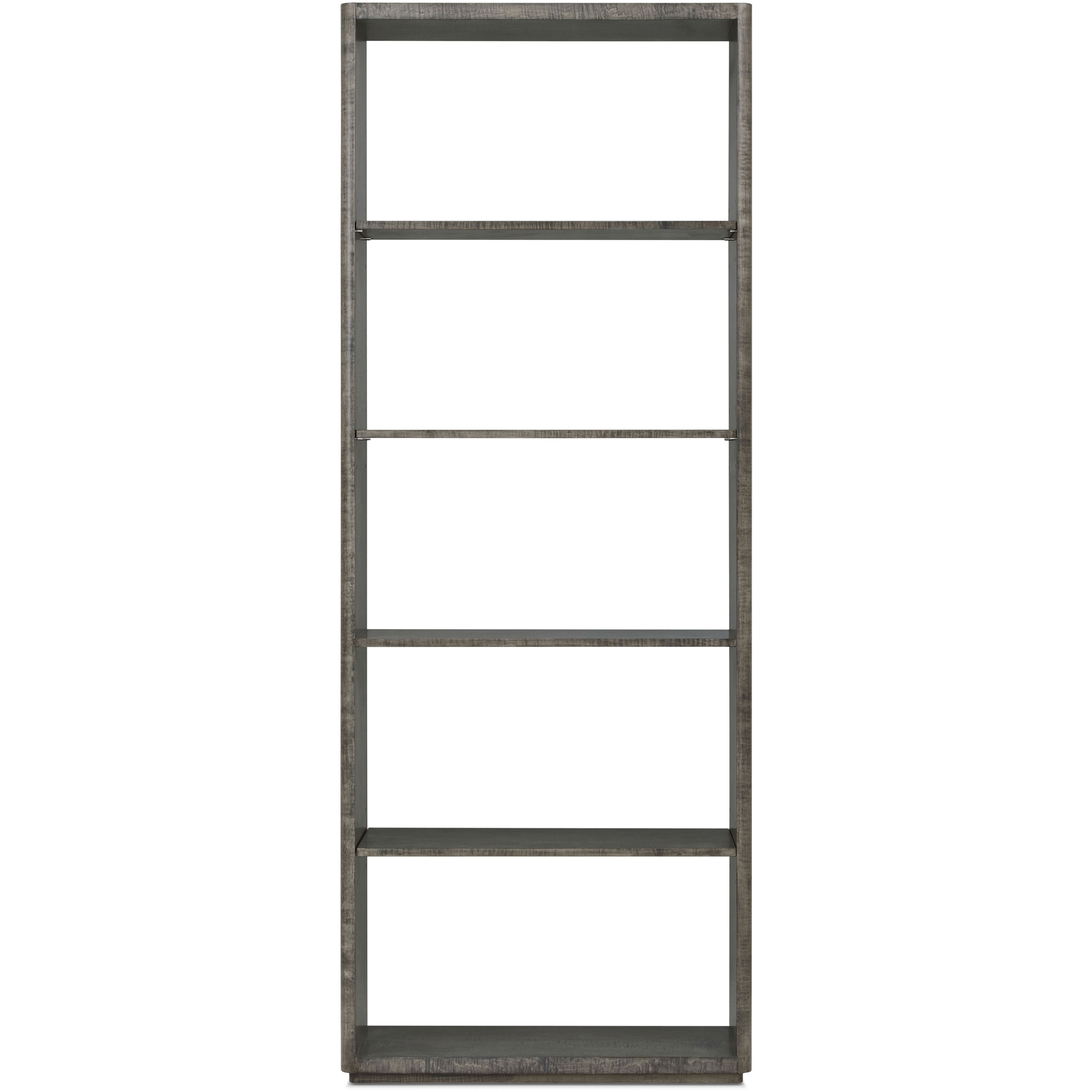 Hudson 93 X 36 X 16 inch Pebble Grey Etagere, Wooden, 5-Shelf