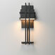Prairie LED 6.5 inch Black ADA Wall Sconce Wall Light