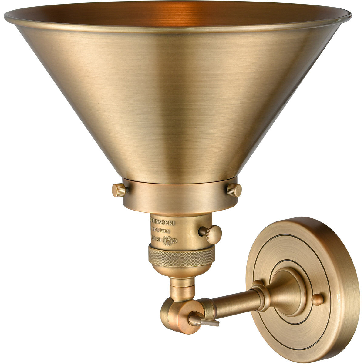 Franklin Restoration Briarcliff LED 10 inch Brushed Brass Sconce Wall Light, Franklin Restoration