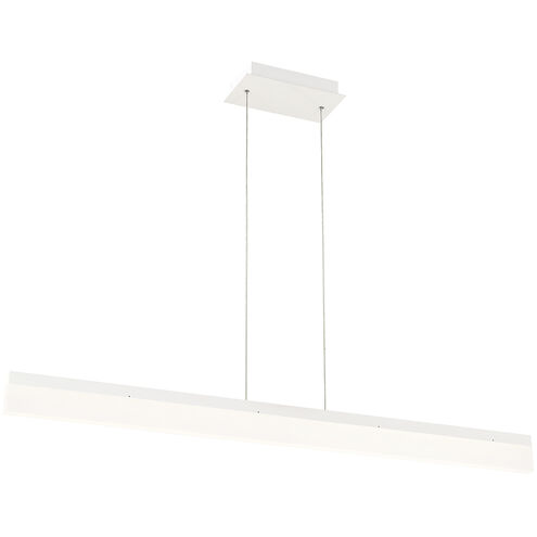 Tunnel LED 1 inch White Pendant Ceiling Light