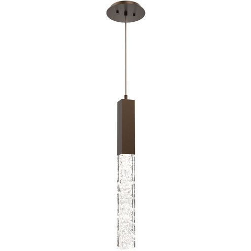 Axis LED 6 inch Flat Bronze Pendant Ceiling Light in 3000K LED, Single