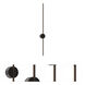 Midnight 1 Light 4.75 inch Black ADA Wall Sconce Wall Light