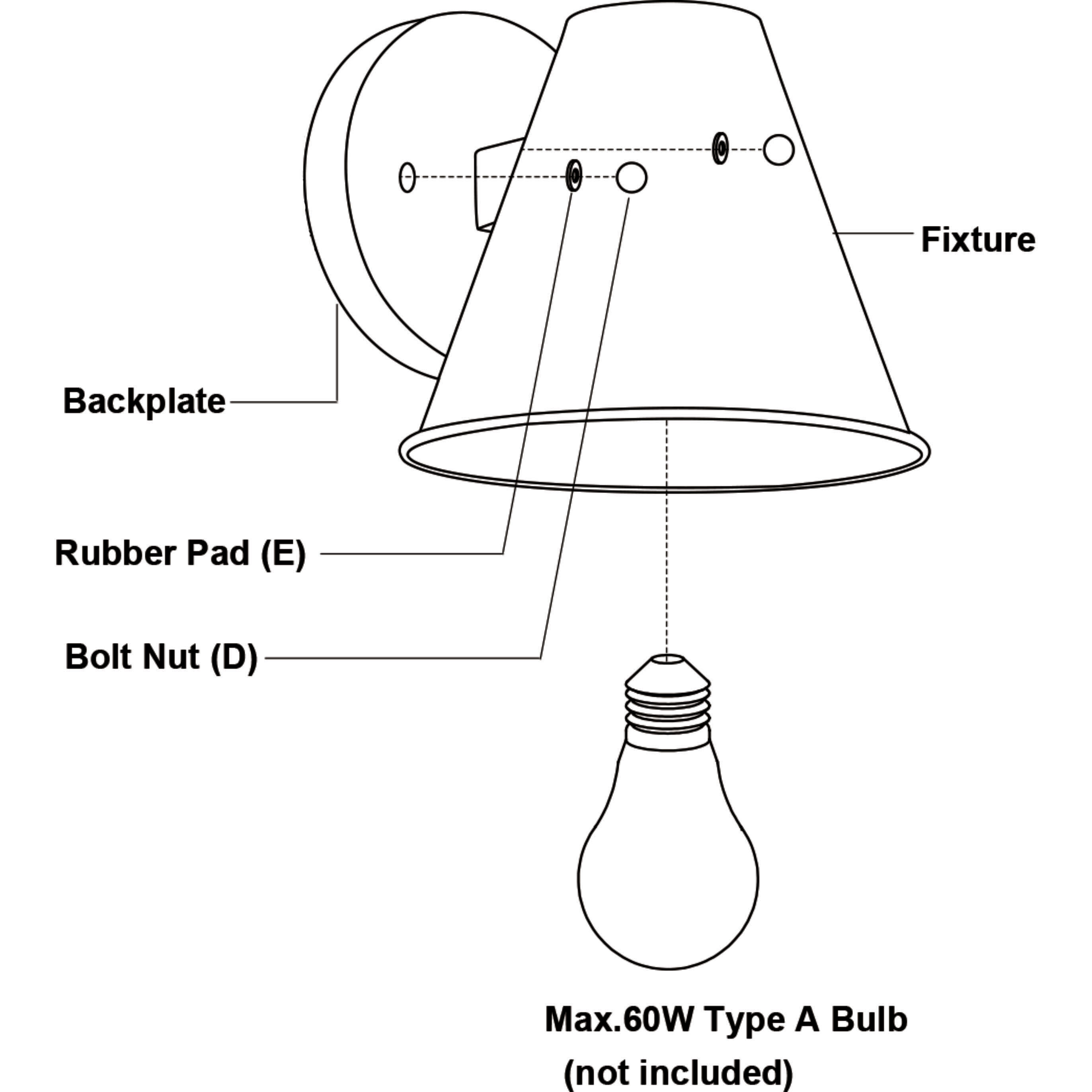 Smith LED 6.25 inch Textured Black Outdoor Wall