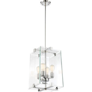 Shelby 4 Light 13 inch Polished Nickel Pendant Ceiling Light