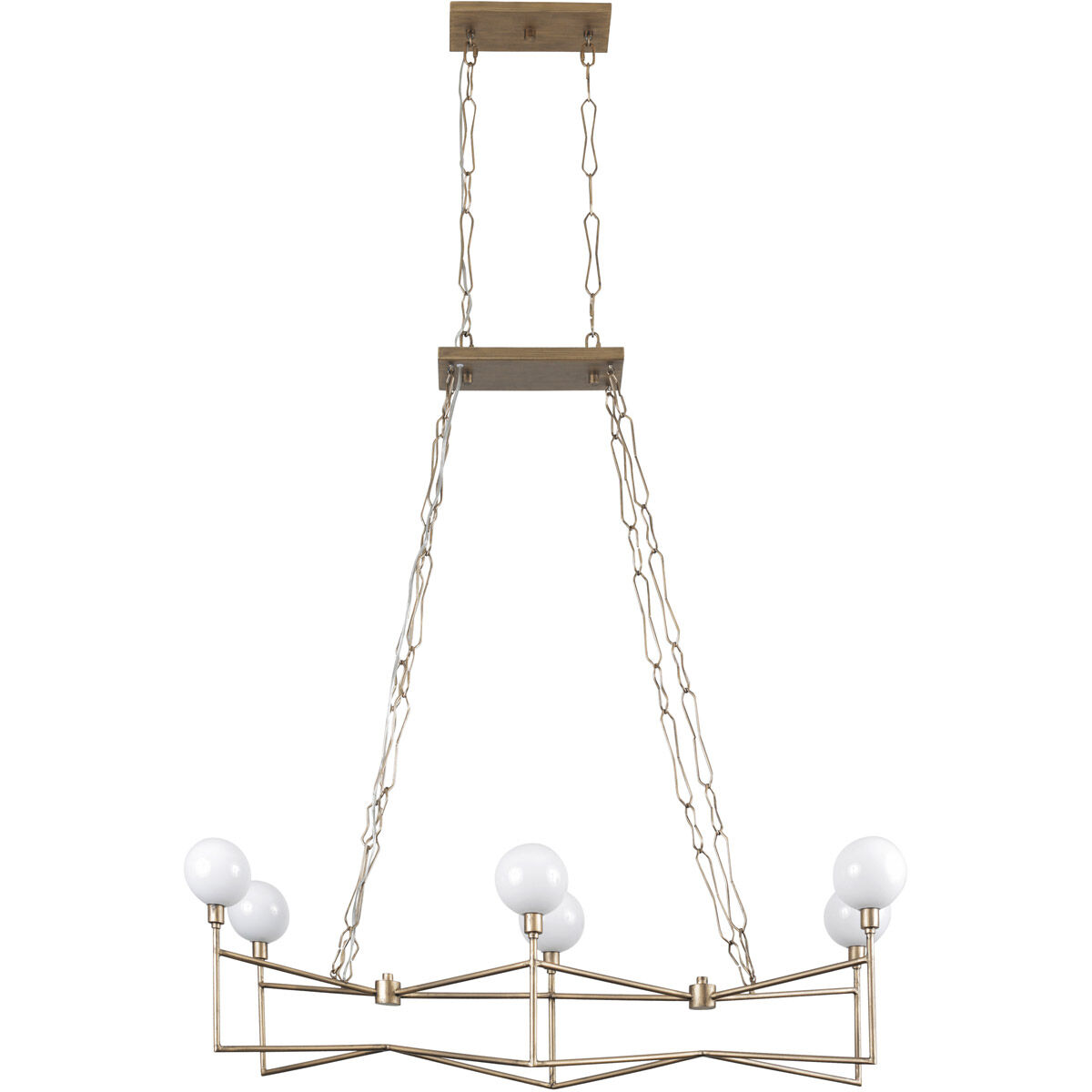 Bodie LED 36.5 inch Havana Gold Linear Pendant Ceiling Light