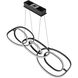 Circa LED 21 inch Black Pendant Ceiling Light
