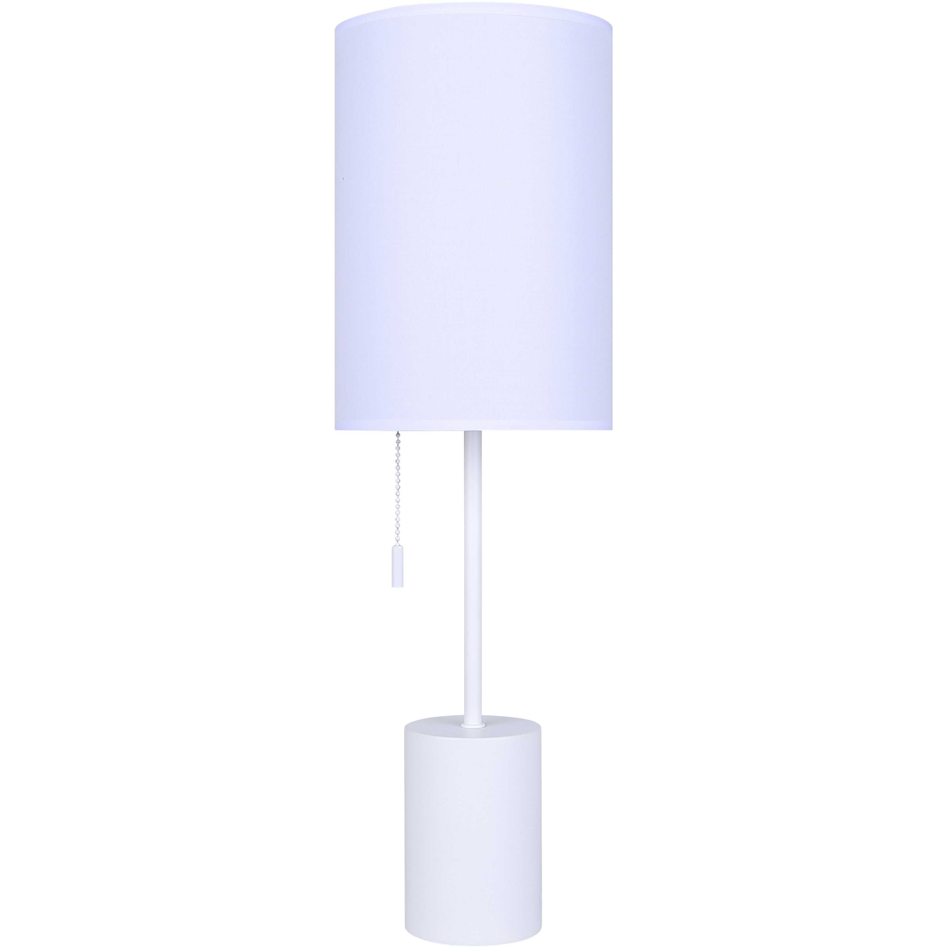 Flint 23 inch 60.00 watt White Table Lamp Portable Light