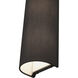 Bainbridge 2 Light 5 inch Black ADA Wall Sconce Wall Light